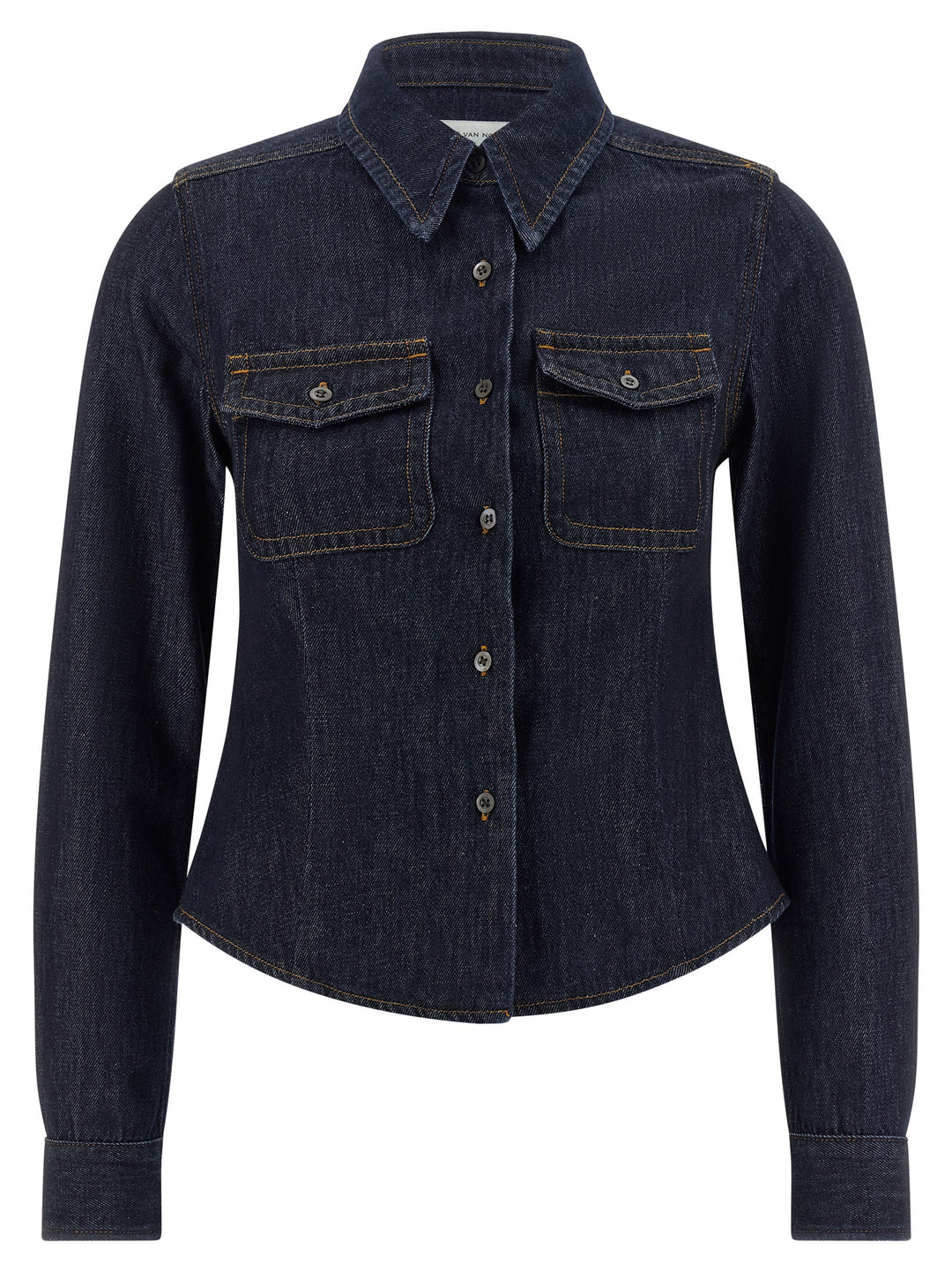 Dries Van Noten  Cellie Den Shirt and Blouse - Blue | dabd801bc4b5450a58053117f80eb879a5d2dbdc