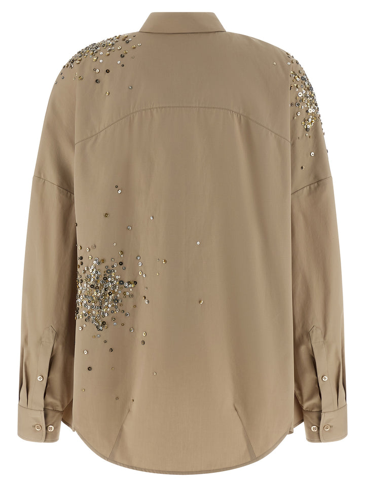 Dries Van Noten  Casia Shirt and Blouse - Beige | 342c26f26afddfce6ac827788128c5cd97f4dd6f
