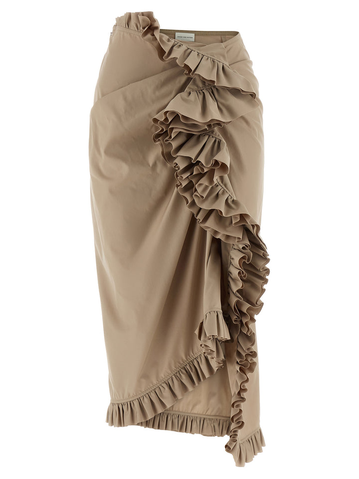 Dries Van Noten  Sina Skirts - Beige | cff328c5a9642ed6437b726389be5ae46dc9337d