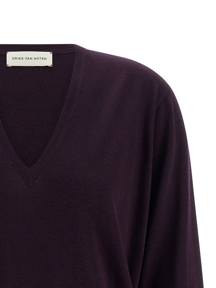 Dries Van Noten  Tuomas Sweaters and Cardigans - Purple | 7285a765b4c14fb832784c11c9311389ec35bc56