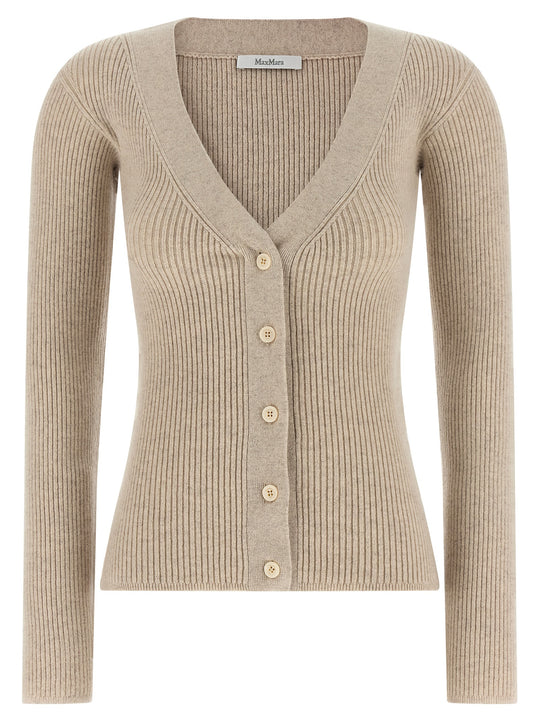 Mxmgioiosa Sweaters And Cardigans Beige