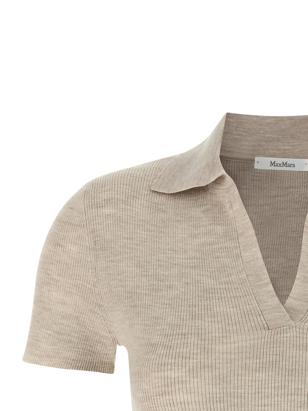 Max Mara Mxmalbero Polo - Beige | ffe1c146b4f353b6c04148960d8ce28d999421dd