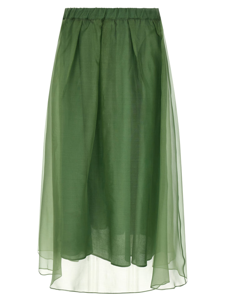 Weekend Max Mara Wkdvisino Skirts - Green | 1c98908ba546fe857c4d9789615a6bc350fe7898
