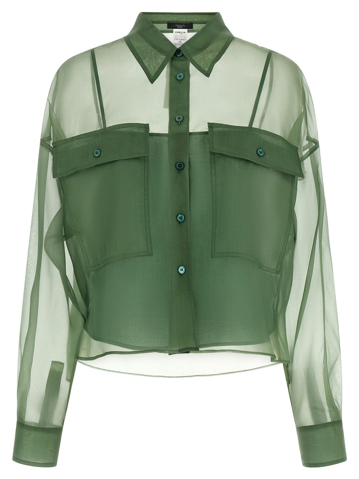 Weekend Max Mara Wkdcolomba Shirt and Blouse - Green | 77f174ab2465040e2667461fed1f3a05a3ab7692