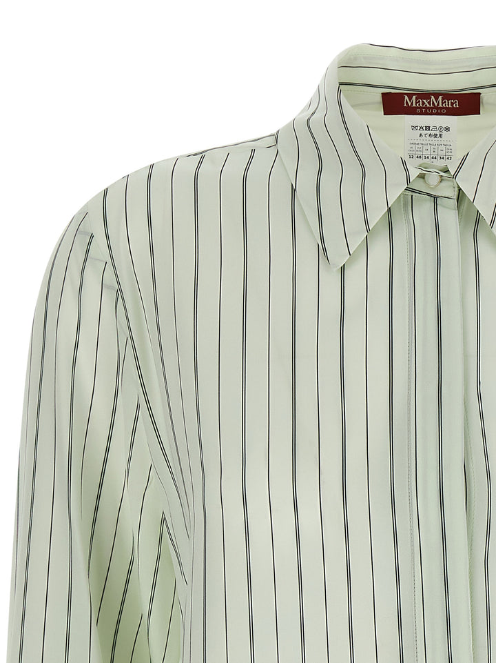 Max Mara Studio Mstflirt Shirt and Blouse - Green | 09a937d556750655976e86642ec08a831cb1b75c