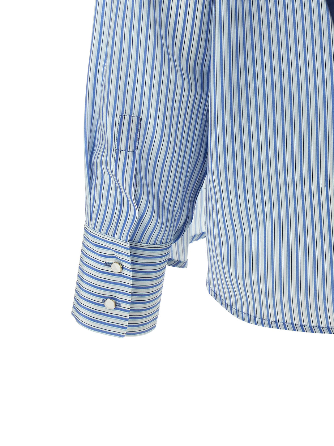 Max Mara Studio Mstflirt Shirt and Blouse - Light Blue | 168f8f86da0458875e85e6cfdbaf4122d3becedc