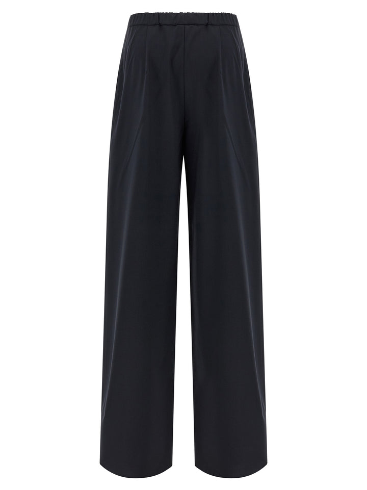Max Mara Studio Mstcorone Pants - Blue | e026f86811e6b1d2890eb1044606a0b43d7a5303