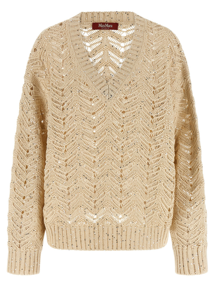 Max Mara Studio Mstfelino Sweaters and Cardigans - Beige | eaa85af2b7cedd85a6c7dddc859880cfa192419d