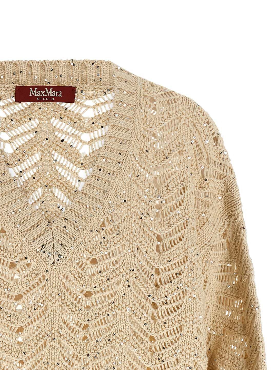 Max Mara Studio Mstfelino Sweaters and Cardigans - Beige | 1c56c10fa8351621b82263e20b2d7bed1588844a