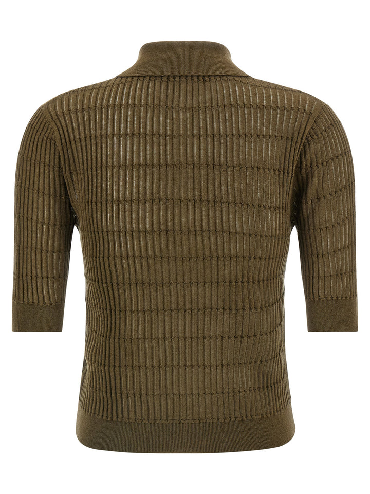 Max Mara Studio Mstgallo Polo - Green | 71328fdcec2cec4b5c08b70f7ca29a0cb06b8292