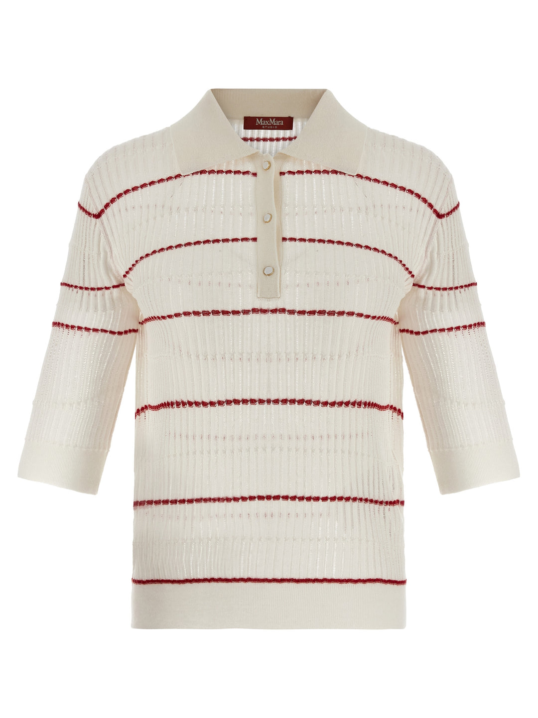 Max Mara Studio Mstgallo Polo - White | e855c8f9441c2af2d3fc3da696799f83d4fe2333