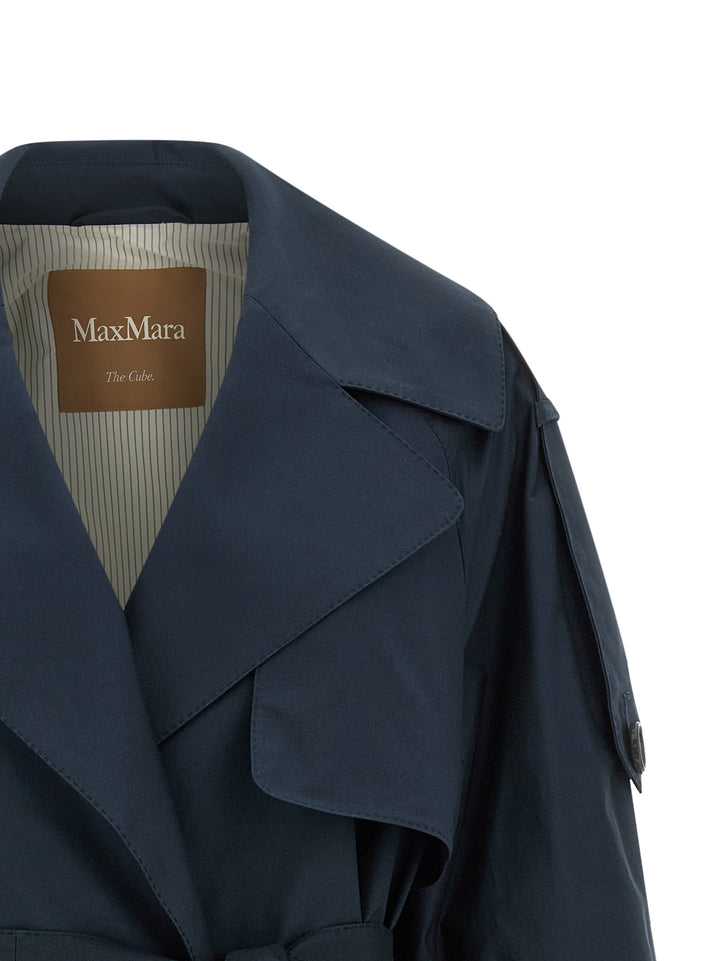 Max Mara The Cube Mtcutrench Coats and Trench Coats - Blue | 76631b3e034bfde6f8b881c3b182e2e7c7090cb4