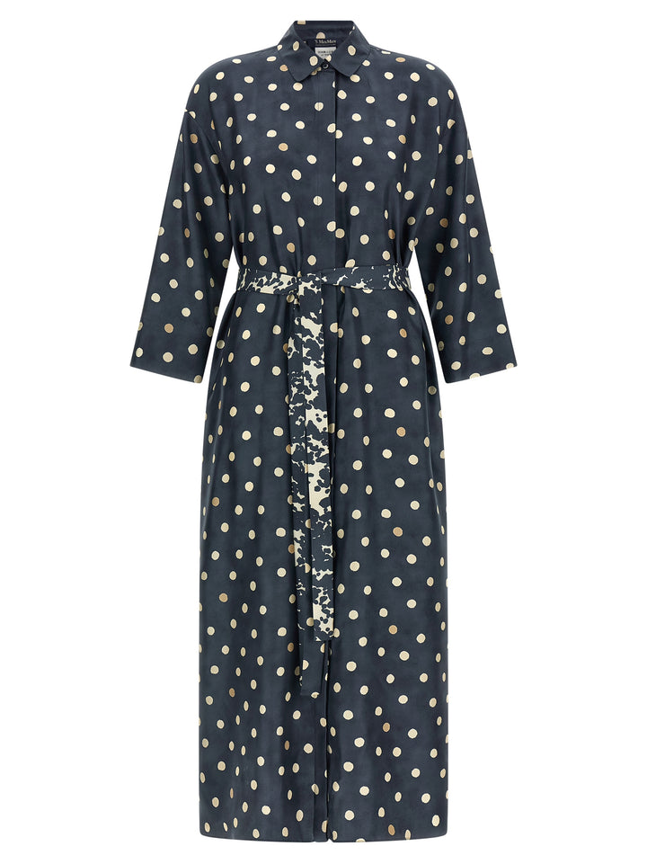 S Max Mara Smmleva Dresses - Blue | 61b9479a6dd04c2fdd8af7ab6401f2f2404de797