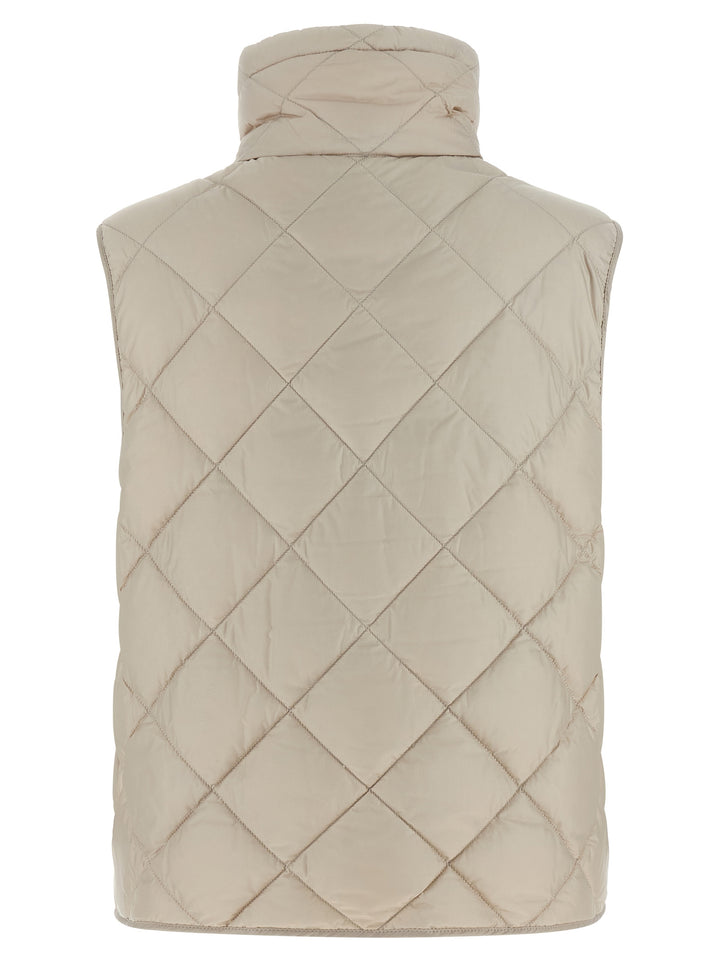 Max Mara The Cube Tregic Gilet - Beige | e0e4cd5a34088fdea779a91d36e519aceb043472
