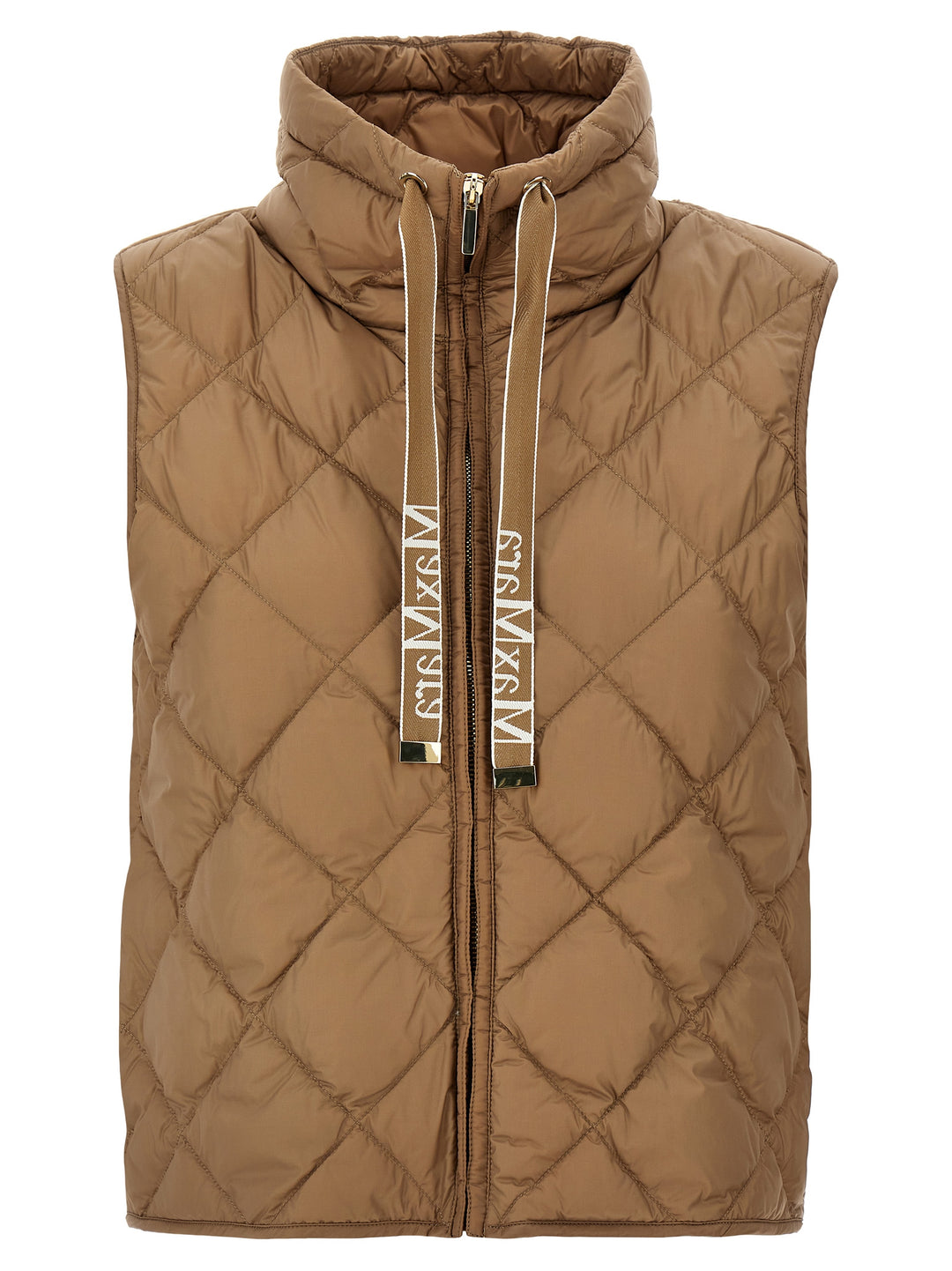 Max Mara The Cube Tregic Gilet - Brown | 06ac20ec5f7dfb1fa34d82a1affe5263ea5321fc