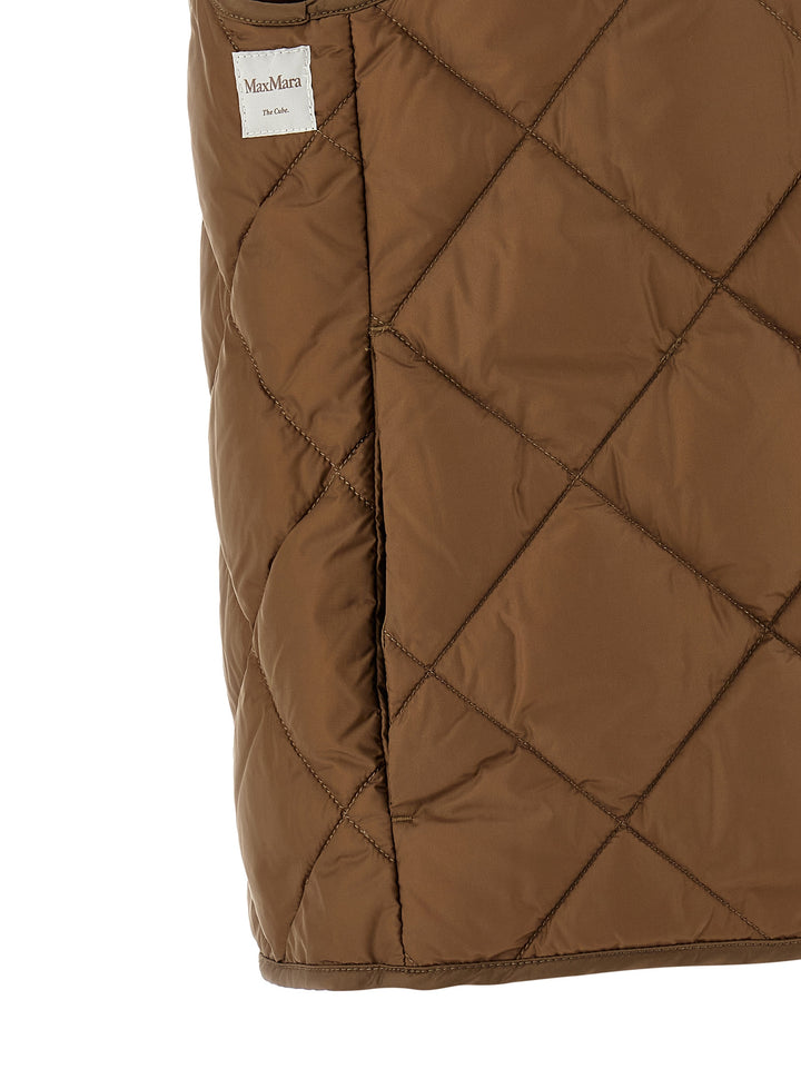 Max Mara The Cube Tregic Gilet - Brown | 963afb78a02089b0bf1c630dc21d57d6517224e8