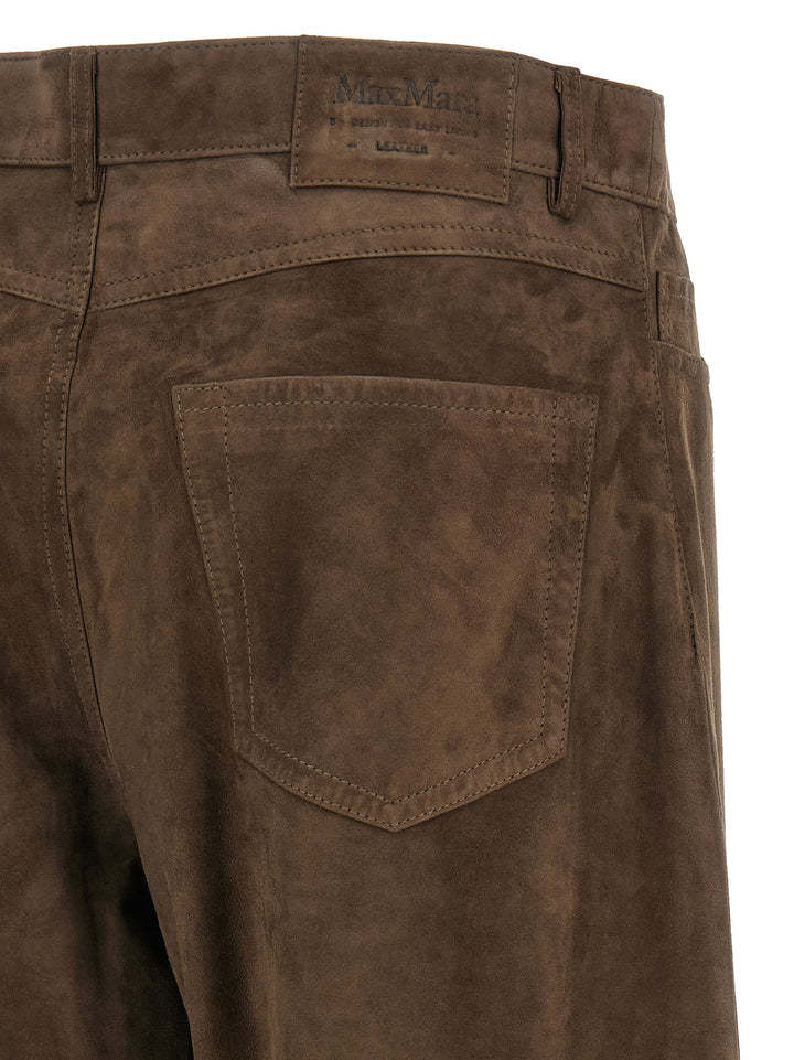 S Max Mara Smmfulmine Pants - Brown | 7e37937f451747d10dd7ca3cb2ddd42b07bae359