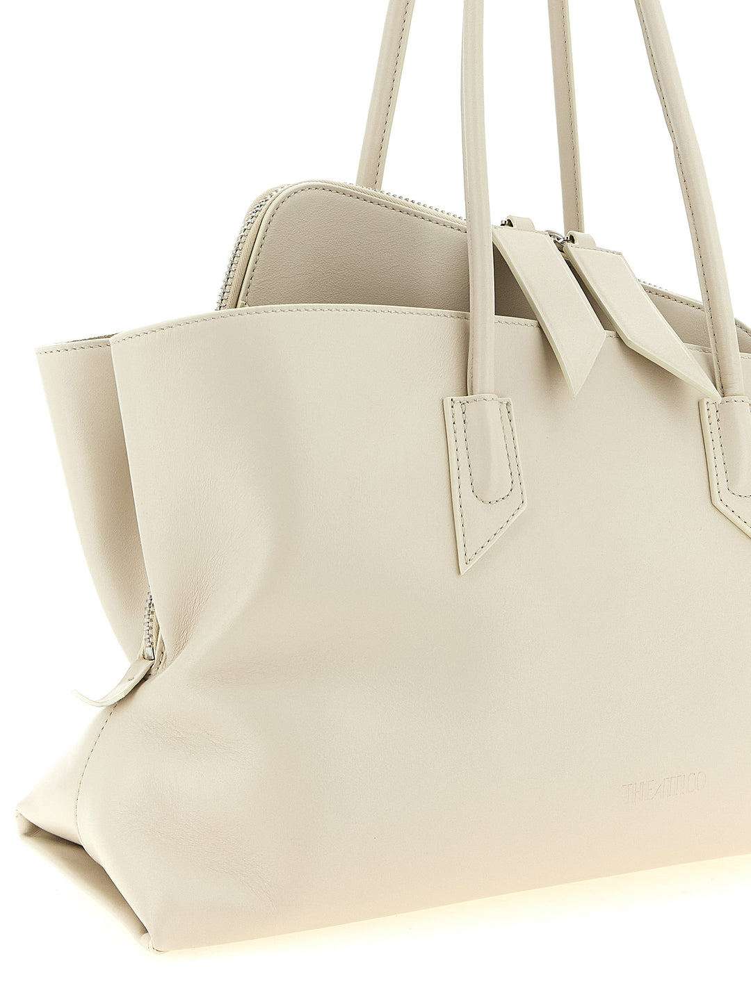 The Attico La Passeggiata Medium Shoulder Bags - White | 34901a55dc771ca0d9af219c83c9a405e7fea97a