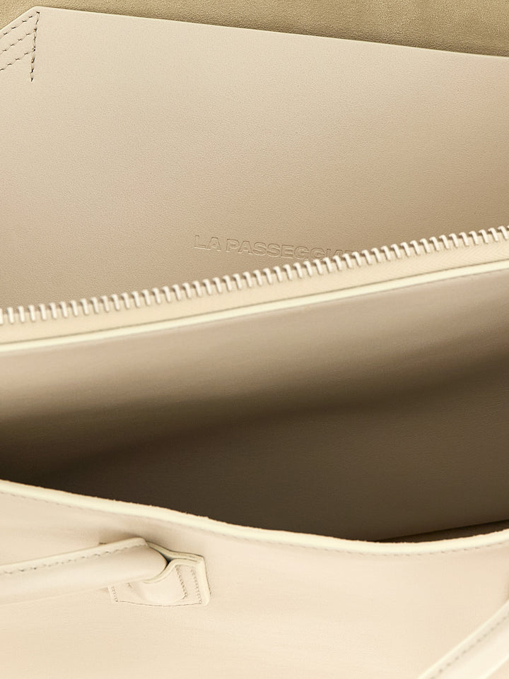 The Attico La Passeggiata Medium Shoulder Bags - White | 93b8c5fd35473b5a6e5751d9dd5fd54a7cfff9a6