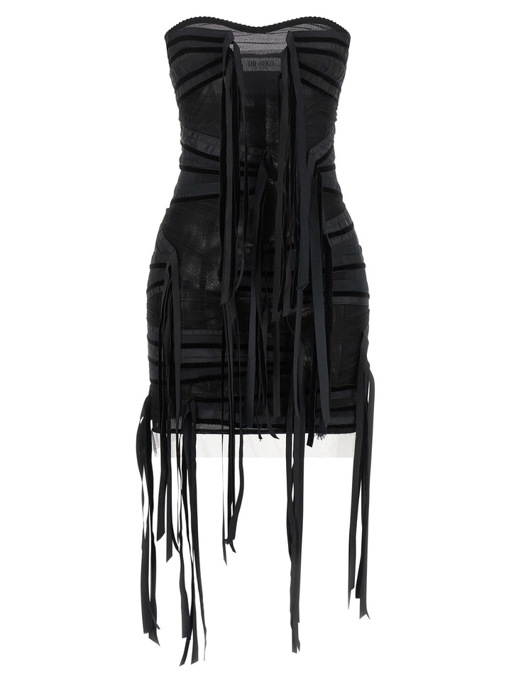 The Attico Ribbon Dress Dresses - Black | 23f48a5d52995e418c1a949cdb8bf0a65e9d5ecc