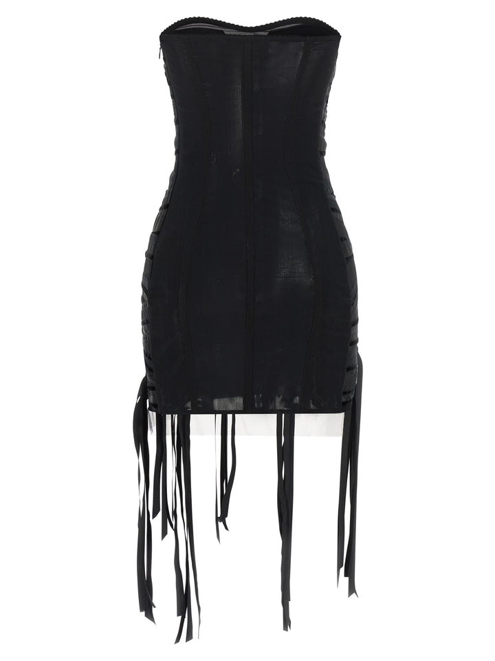 The Attico Ribbon Dress Dresses - Black | 6a1b320caa3f0bf92a6e7a29b6ca7250db1e9411