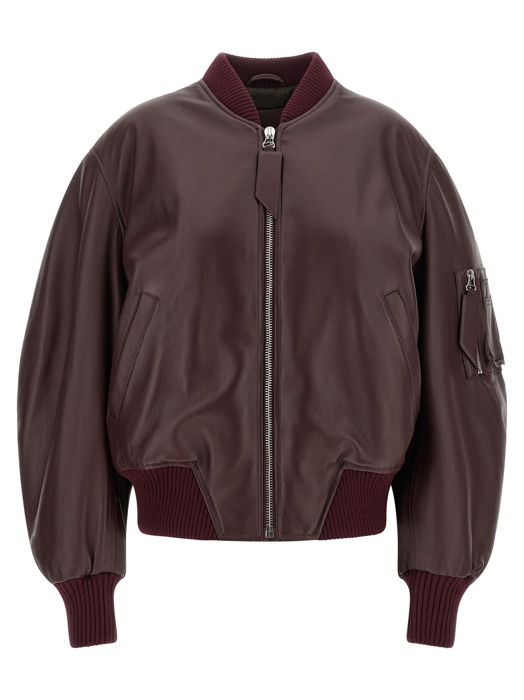The Attico Anja Puffer Jackets - Bordeaux | da374e2d9c9cae5ae7078da70704ba07274aedaa