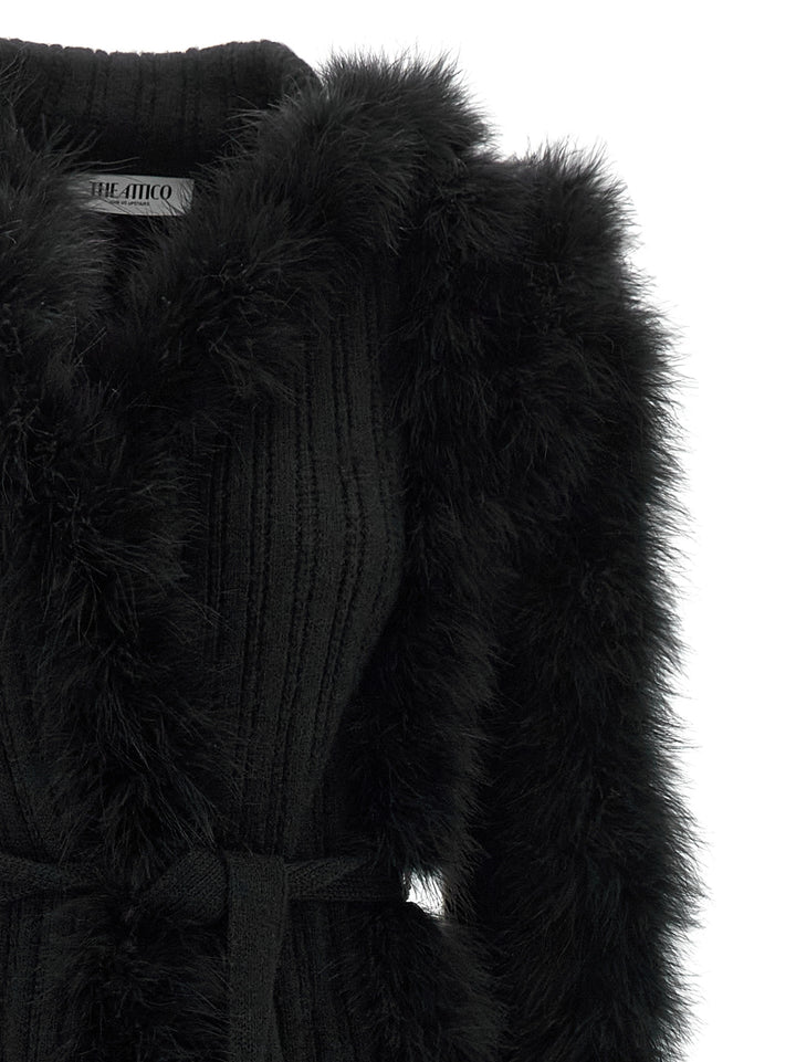 The Attico Dressing Gown Coat Coats and Trench Coats - Black | 1d74d0e9d87045fe8760f5cf1c3e572797fd3606