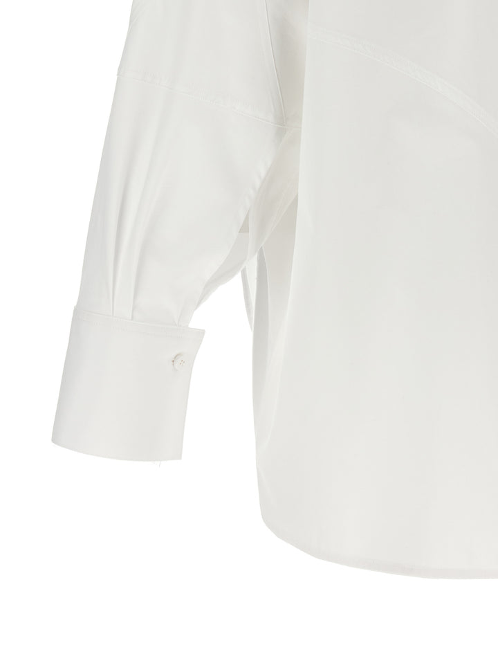 The Attico Shaped Hem Shirt Shirt and Blouse - White | 399449ad7b5ed7e5f15a01082f2f9e349b93f2b5