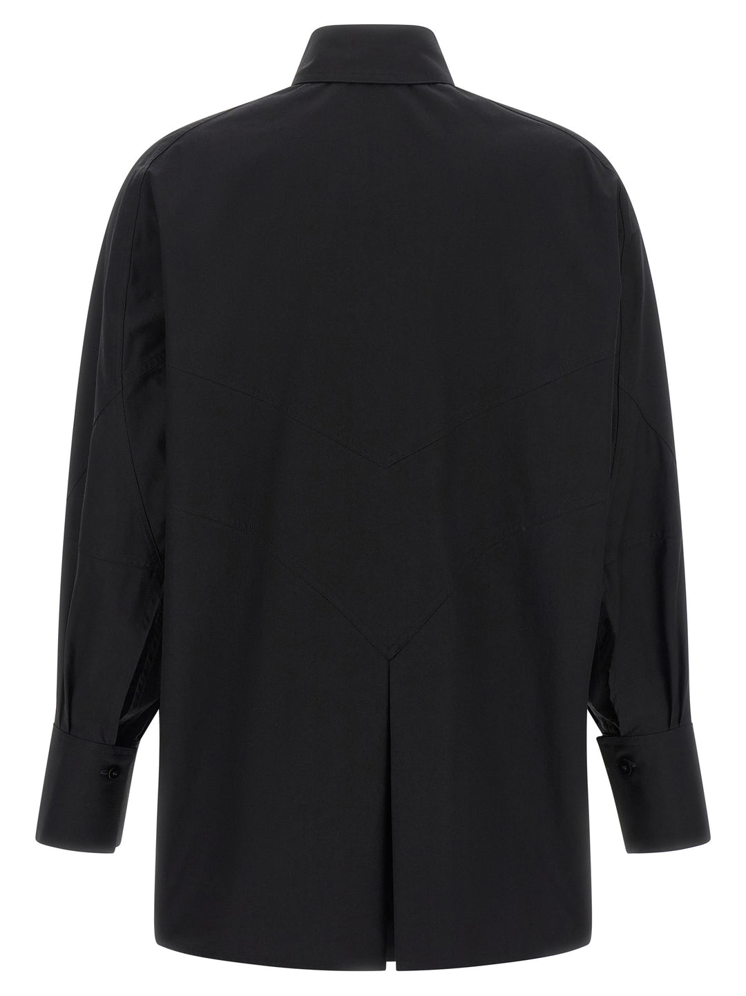 The Attico Shaped Hem Shirt Shirt and Blouse - Black | 37138dc4243cbca1f4850eaa0d386f6a4dd61c7f