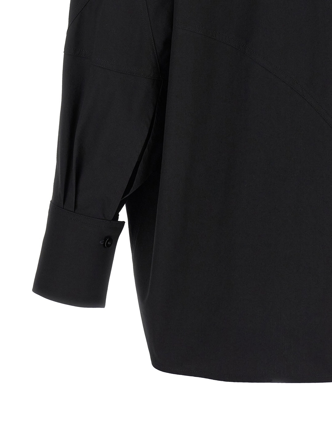 The Attico Shaped Hem Shirt Shirt and Blouse - Black | e85e67b36650edaf4677c8f9746c48f7454d8b50