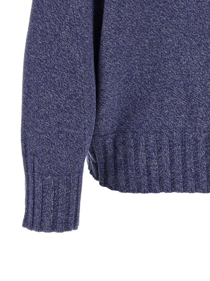 The Attico Asymmetrical Hem Sweater Sweaters and Cardigans - Blue | 33619ee1bb023fab020ae835eb3f4b80635c844f