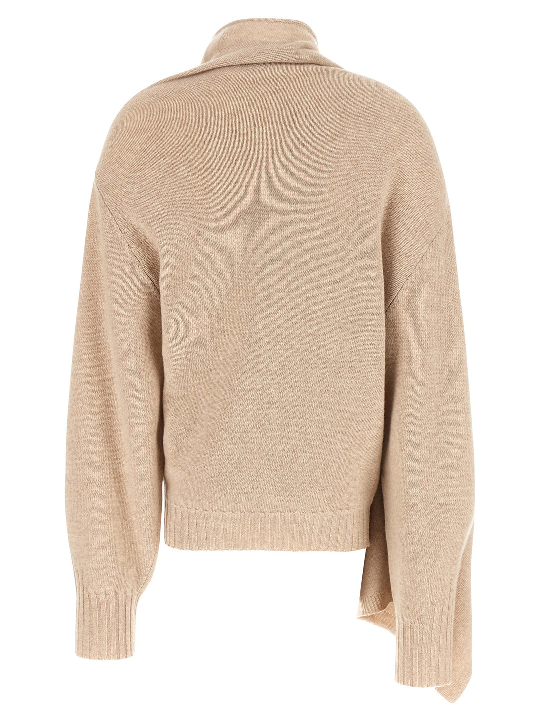 The Attico Sweater With Scarf Sweaters and Cardigans - Beige | 78e4722b374accc73664be8d0ccc0698d6565212