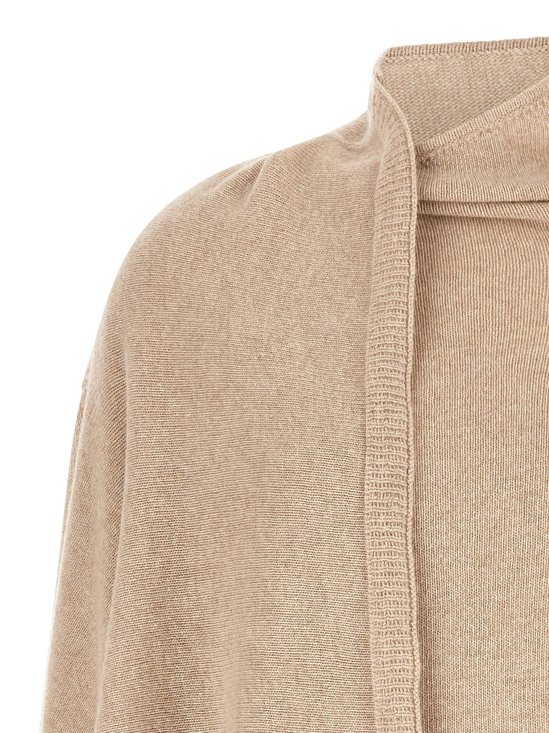 The Attico Sweater With Scarf Sweaters and Cardigans - Beige | 4fca3489cbad028695cdc007c4f03fb1530a47dc