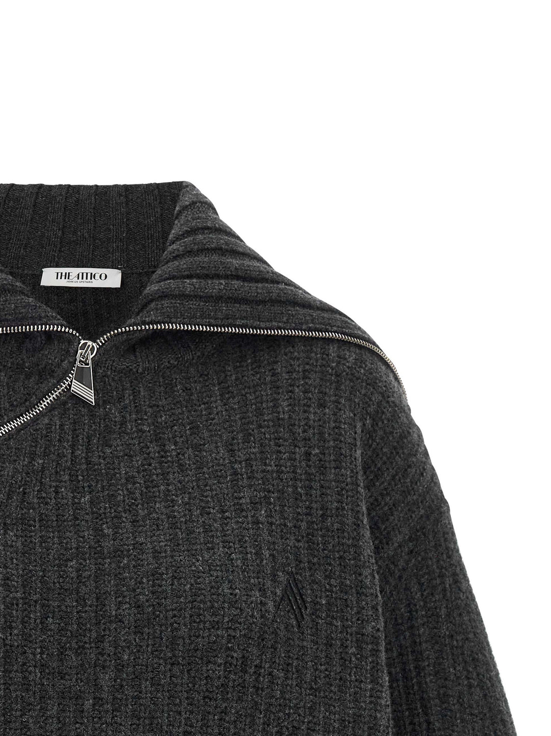 The Attico Scoop Sweaters and Cardigans - Gray | 304ae7276be0b9b4959927114898c37e0bc31554