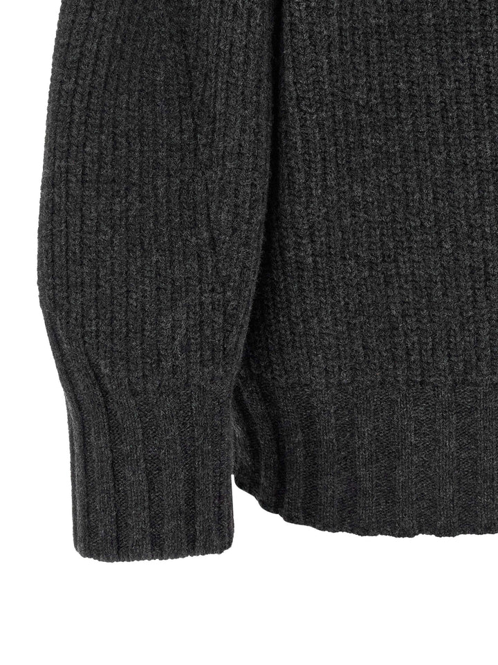 The Attico Scoop Sweaters and Cardigans - Gray | 379a1e1501765a09743d7b8f7fe7e63873bb8c25