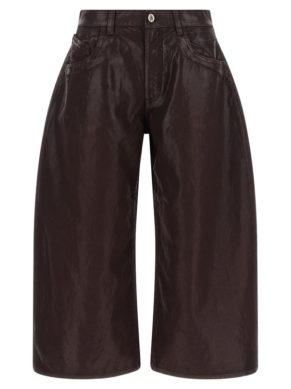 Cropped Pants Jeans Purple