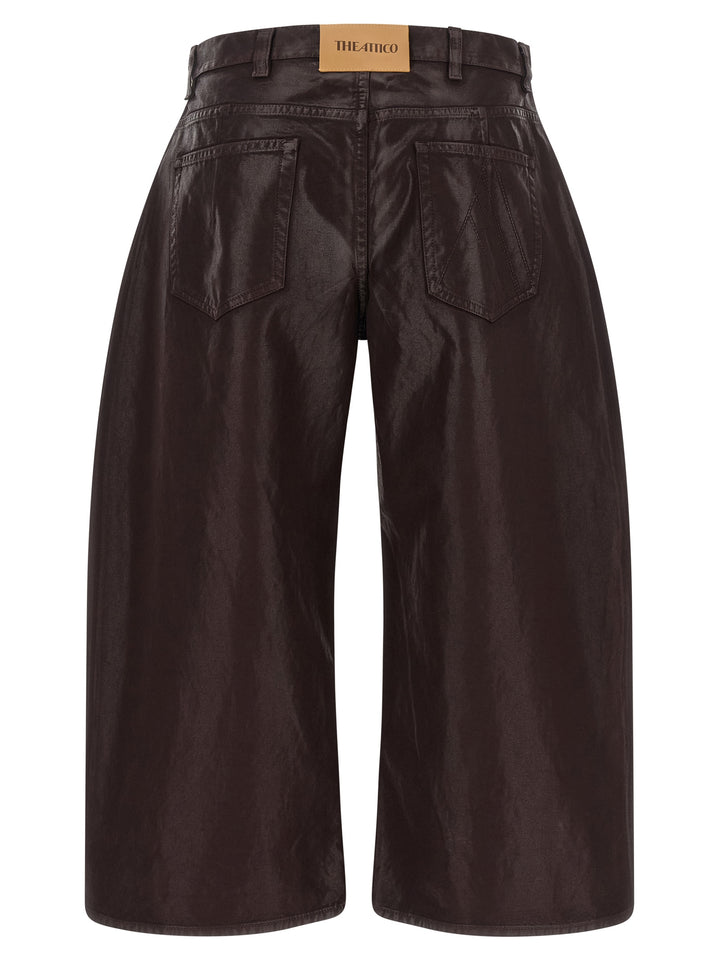 The Attico Cropped Pants Jeans - Purple | ce8b14a8db630827974a2590cb3817c58db61663
