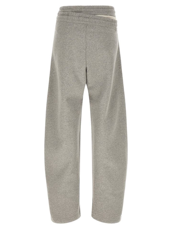 The Attico Asymmetrical Double Waist Trousers Pants - Gray | 57ef158014ef53d22edb0defffc7c08c92577563