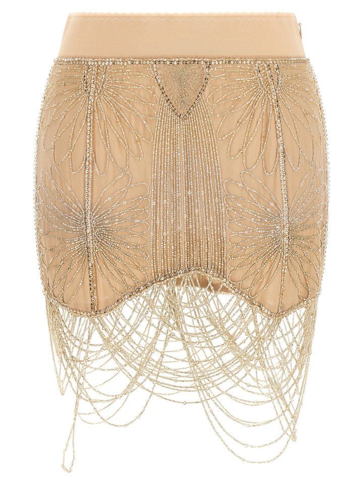 The Attico Beads Embroidery Skirt Skirts - Pink | 88f106baf65a908d05390455d29228c3e0f2ae94