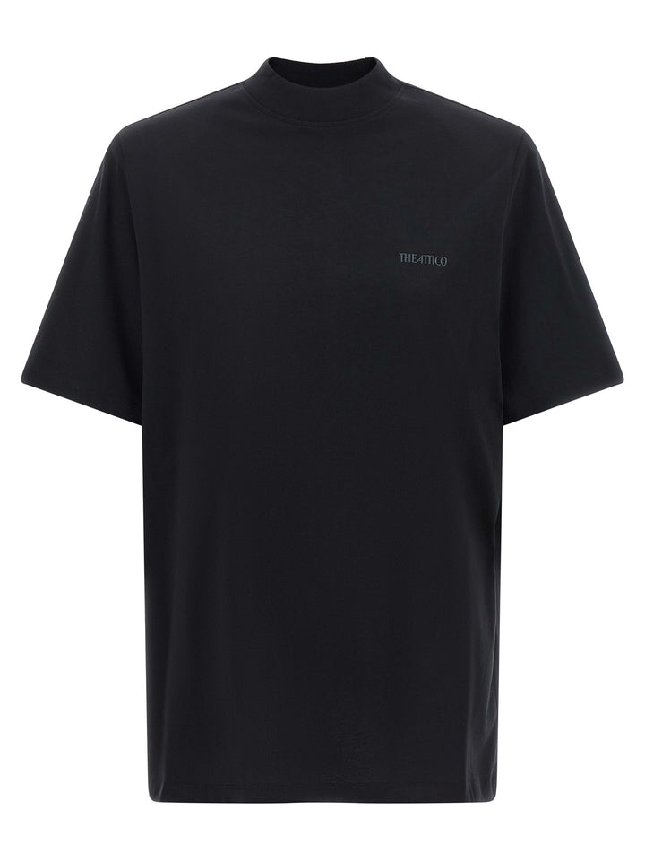 The Attico Mock-Neck T-shirt - Black | 7689e1e70c2aeee9149fcb18ed5a3483504d93df
