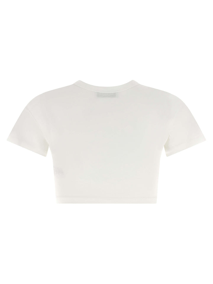 The Attico Bustier Crop T-shirt - White | 7218c13ad17bb0363aaafbb907d9d1ed7e371785