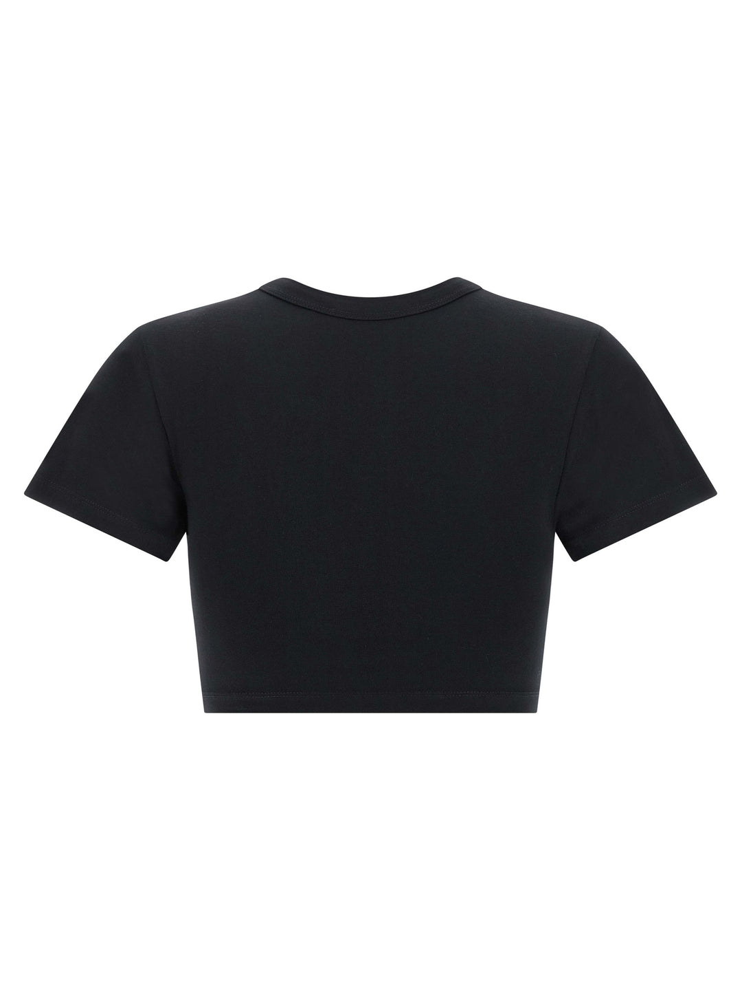 The Attico Bustier Crop T-shirt - Black | ee2fb4c1a0e52334125dcac500e00d2fa3b8a3cf