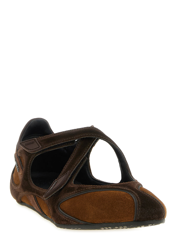 The Attico Floor 01 Flat shoes - Brown | 60370fa4a6eaf33a357395c94c6309642778f54f
