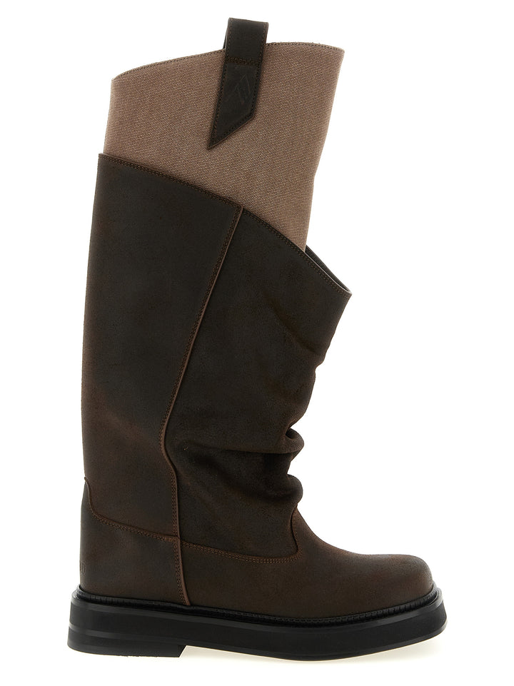 The Attico New Robin Passeggiata Boots and Ankle Boots - Brown | cc4cc531e931854c1d9b266045966a2884f56111