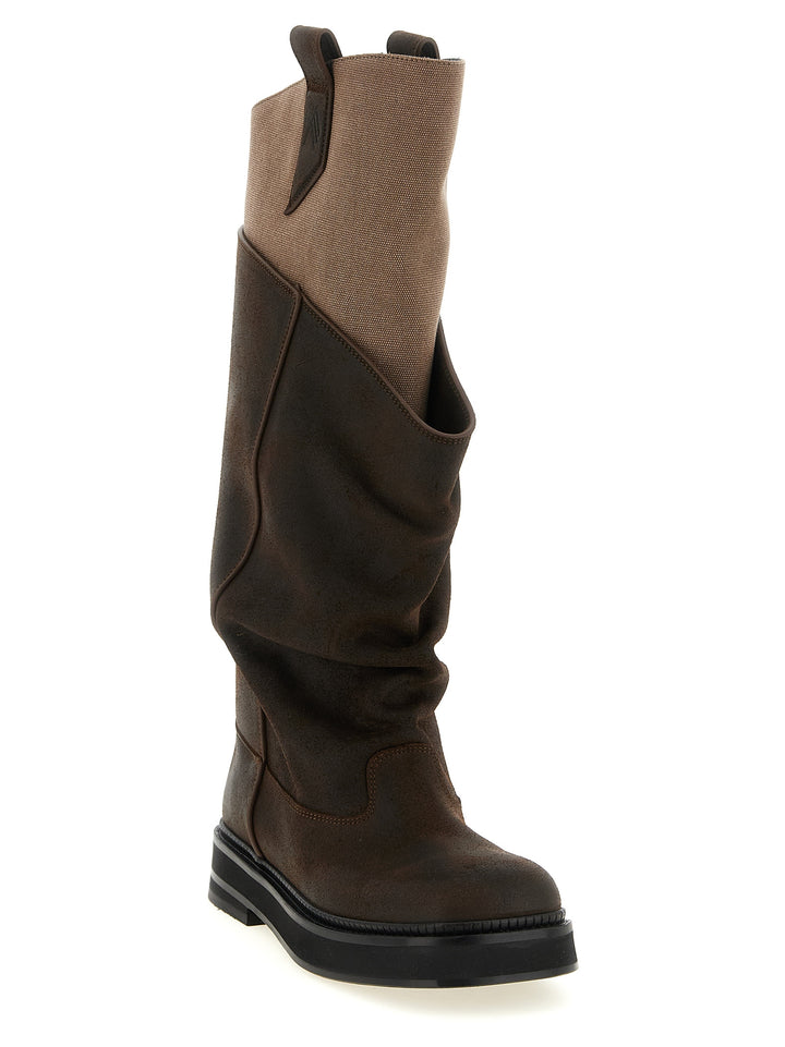 The Attico New Robin Passeggiata Boots and Ankle Boots - Brown | 275344ab2431406b6f46e668f58105111adcfe43