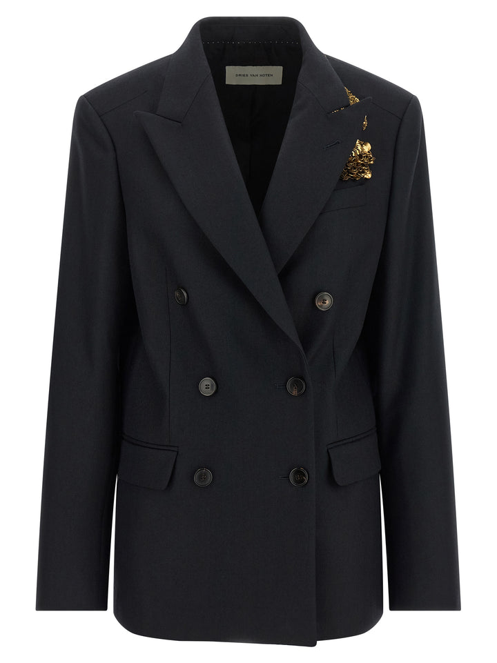 Dries Van Noten  Barrysta BlazerS - Blue | 996b8621c58362a54249f11aa33141c53457f5fe