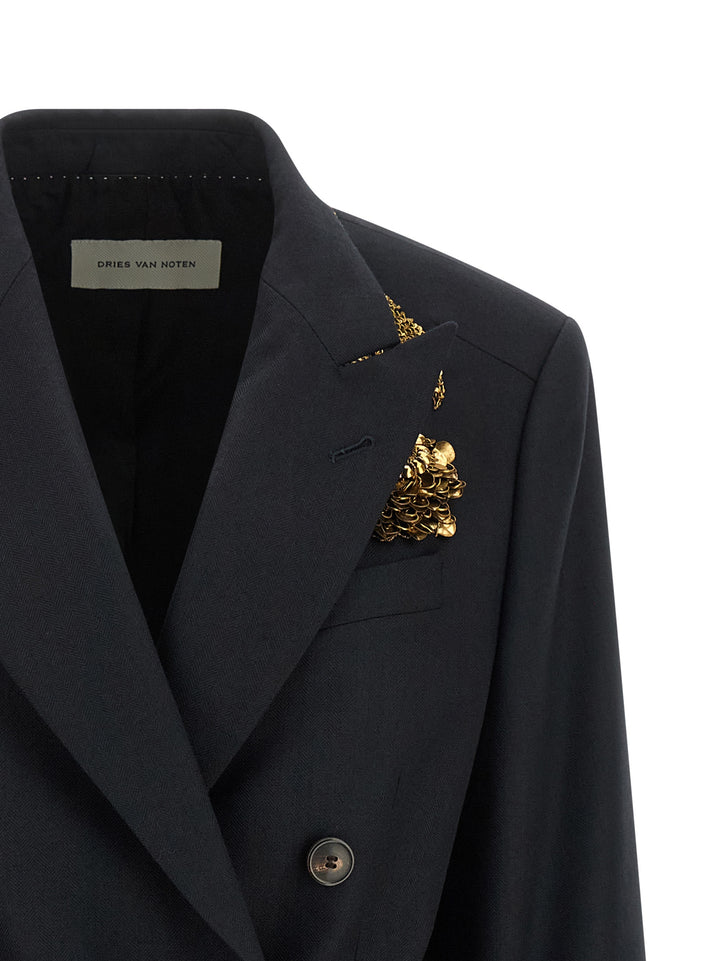 Dries Van Noten  Barrysta BlazerS - Blue | 971f7b12a47e5a5a83ffba576bced94389efc823
