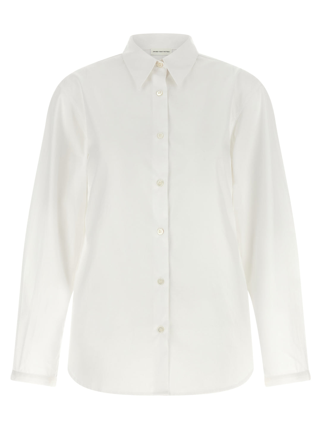 Dries Van Noten  Shirt With Embroidered Cuffs Shirt and Blouse - White | 53684ab7bb1866668f9029aab14260b2d47cd2d9