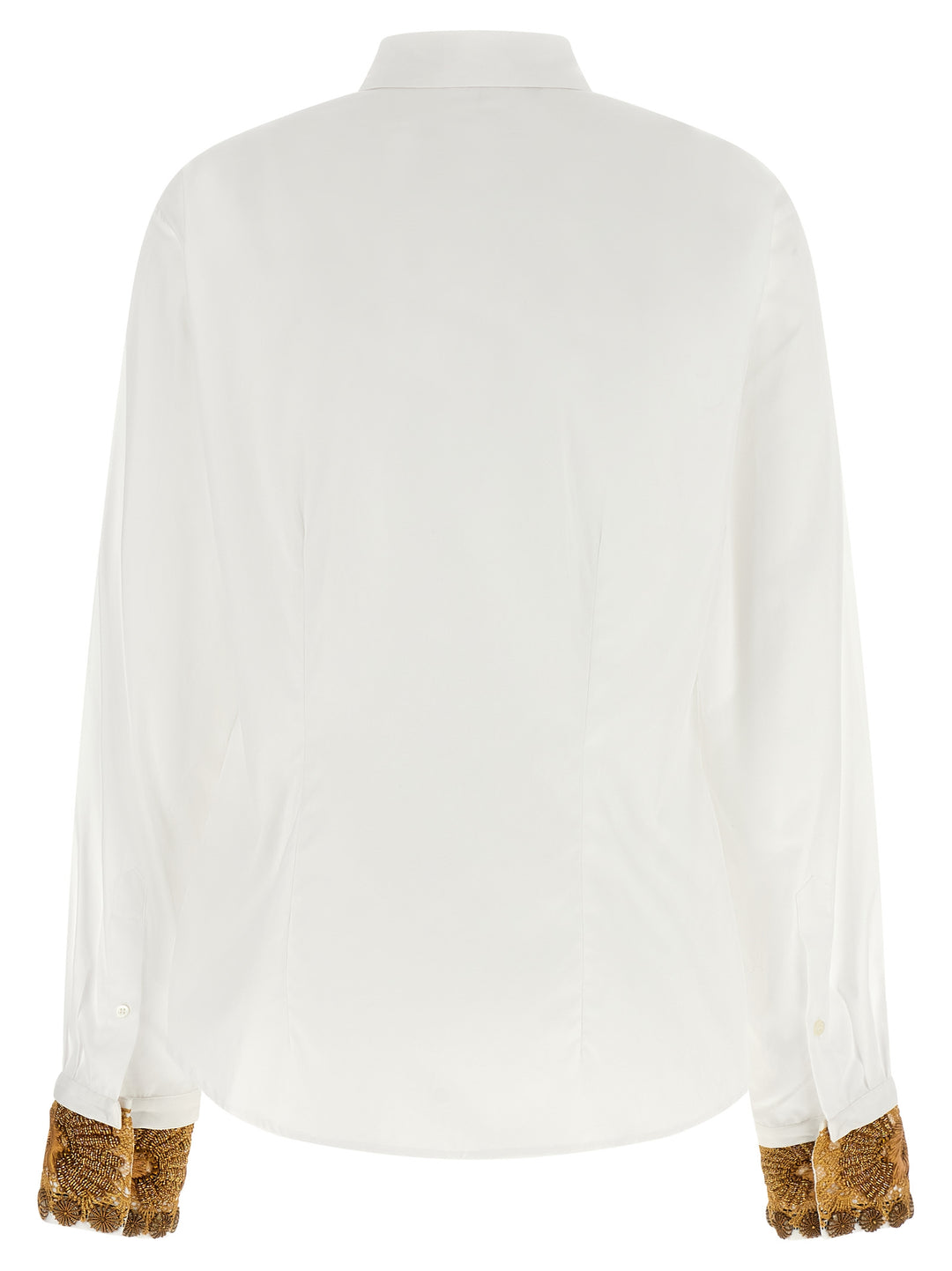 Dries Van Noten  Shirt With Embroidered Cuffs Shirt and Blouse - White | e43de2ca3e7318828d2d9202805046183e610d66
