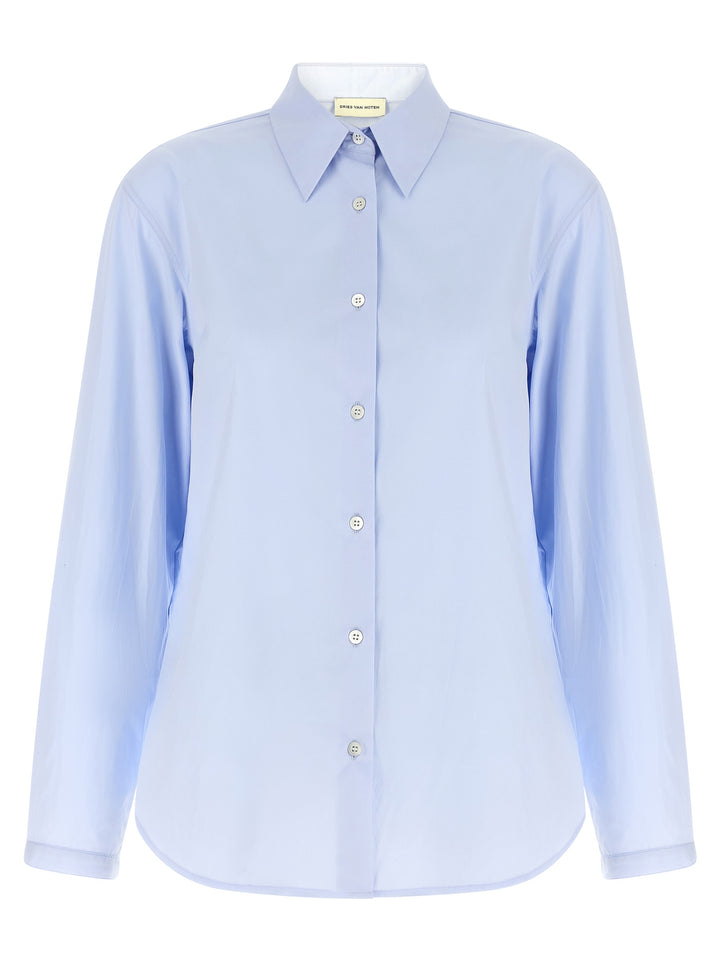Dries Van Noten  Chloris Shirt and Blouse - Light Blue | 38e94c6941bf0374883ba541d75cc68f8e5a120e